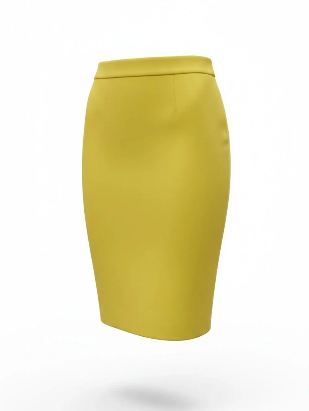NWT! J Crew Yellow Pencil Skirt - Classic Women's Work Skirt